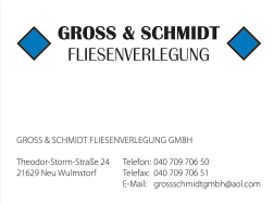 Gross-&amp;-Schmidt-Fliesenverlegung